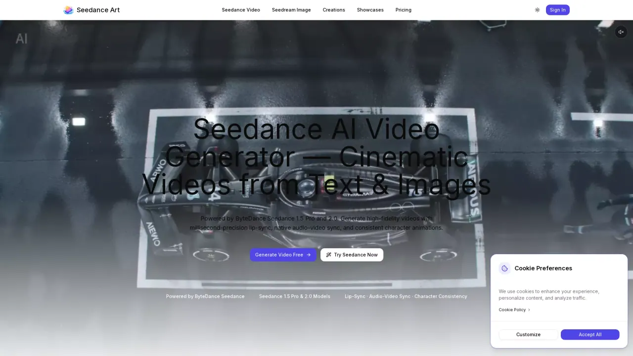 SeedanceArt screenshot