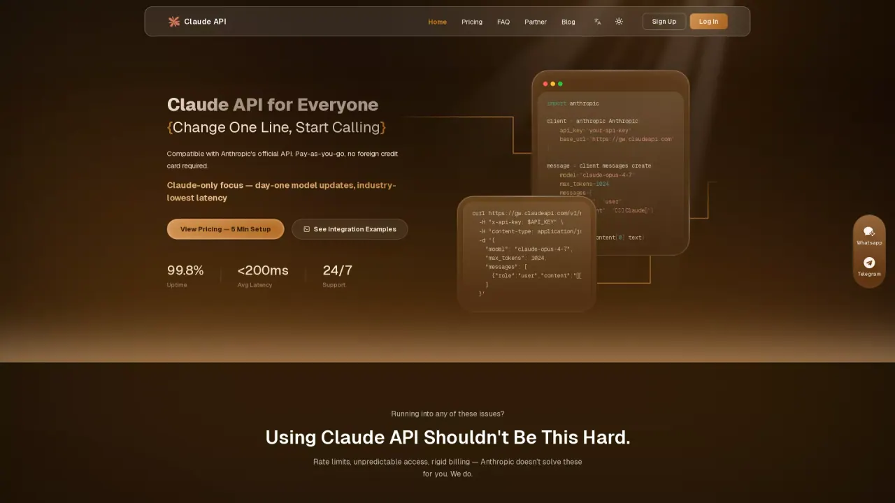 ClaudeAPI screenshot
