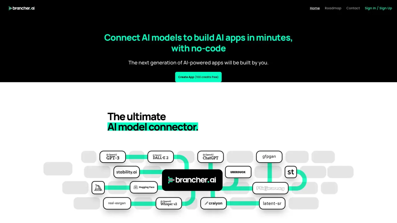 Brancher screenshot