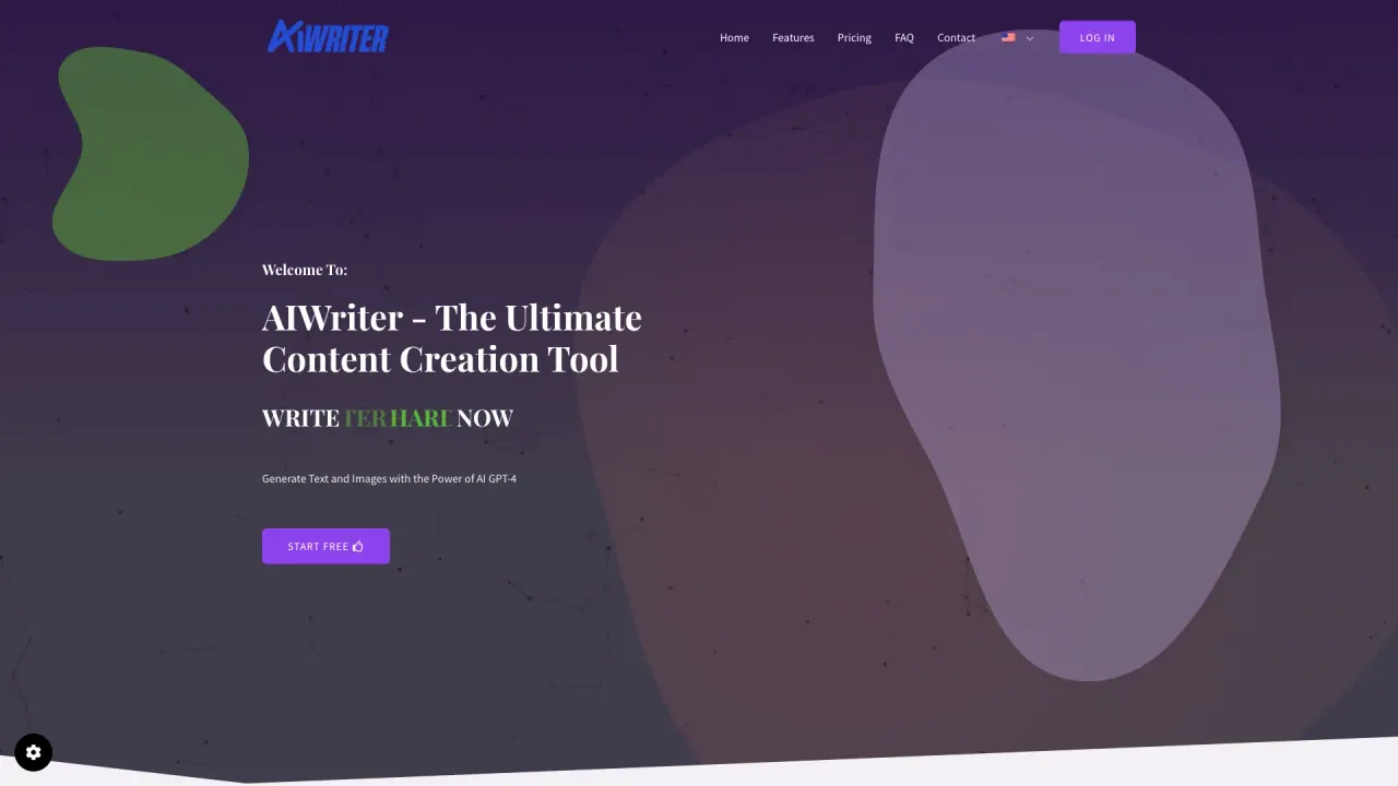 AIWriterFI screenshot