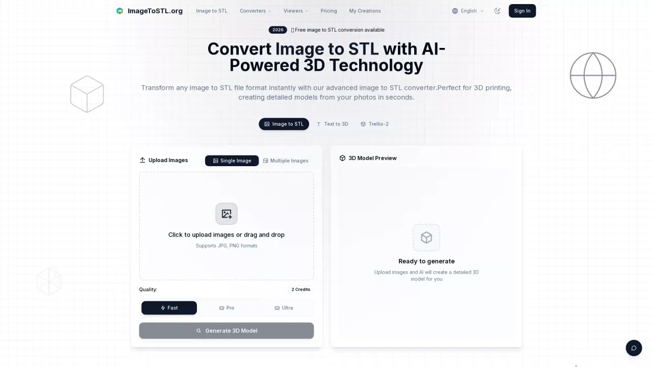 ImageToSTL screenshot