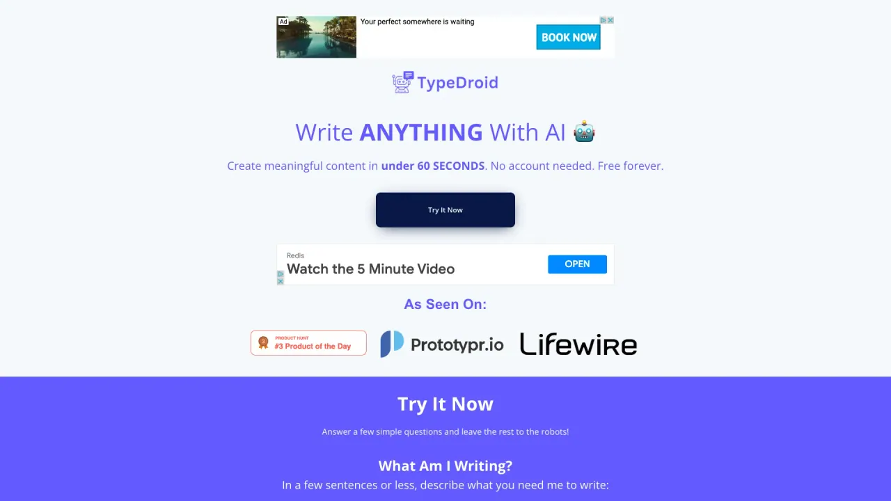 Typedroid screenshot
