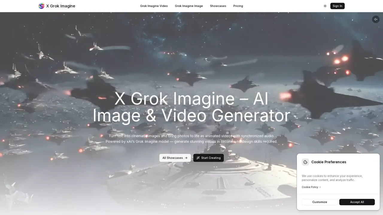 XGrokImagine screenshot