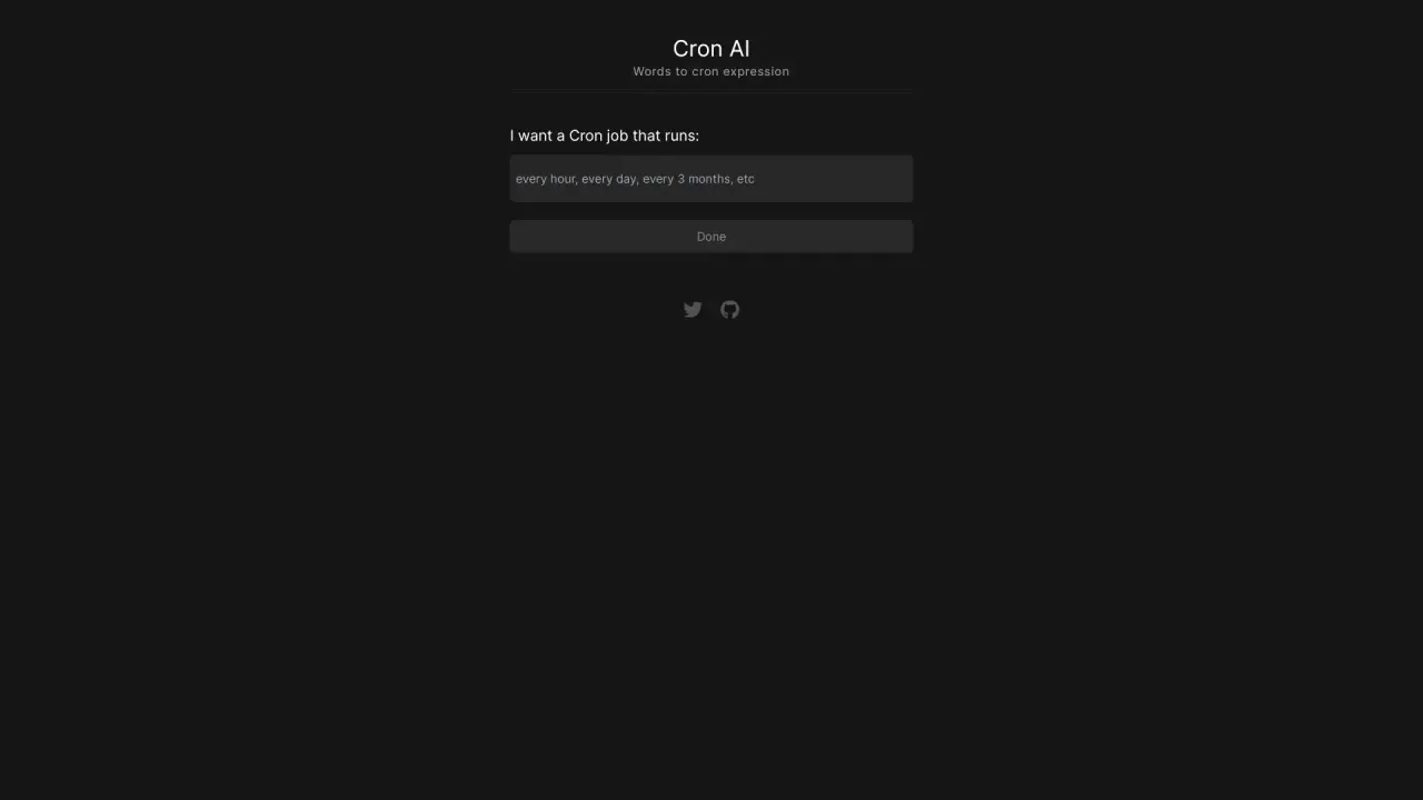 Cron AI screenshot