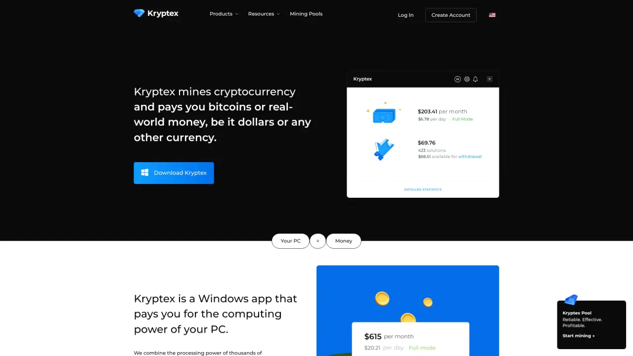Kryptex screenshot