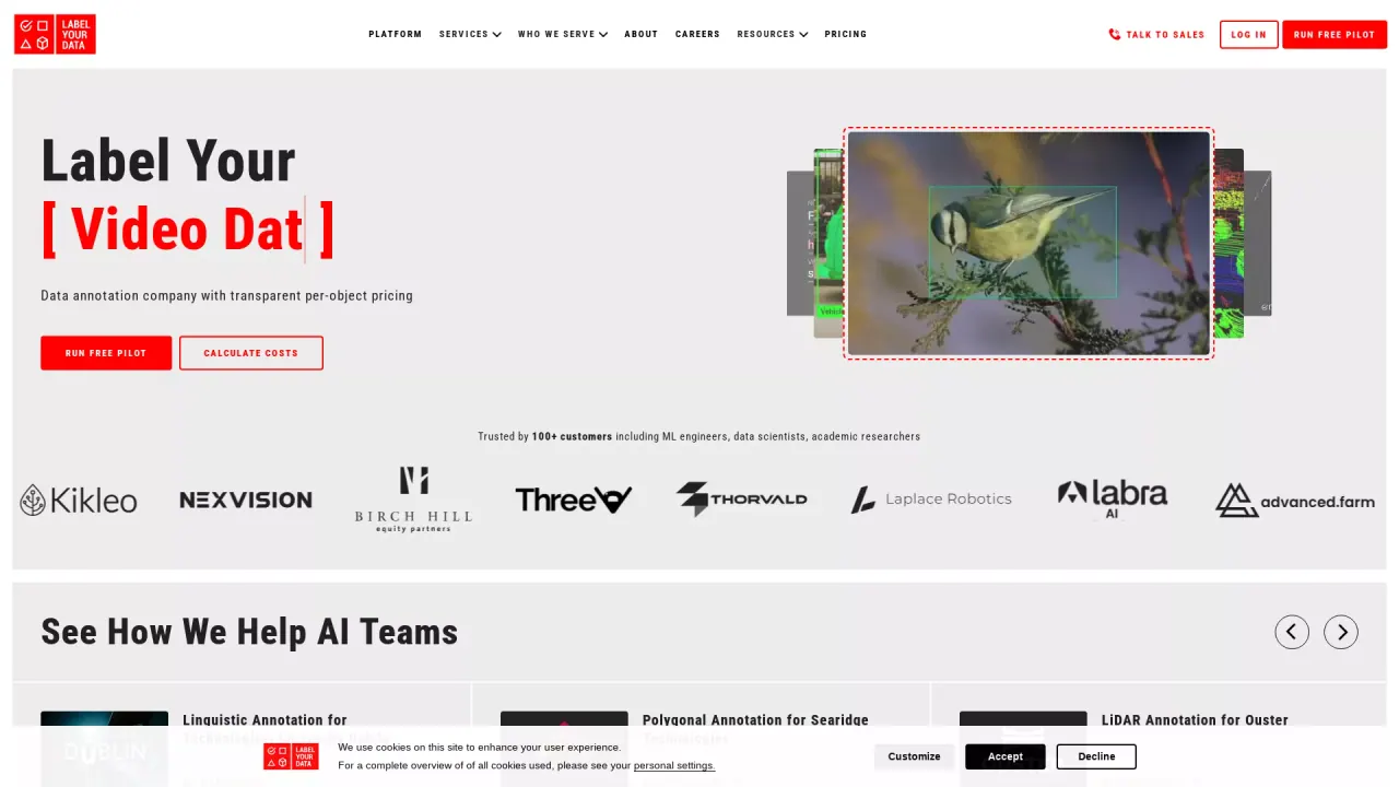 LabelYourData screenshot