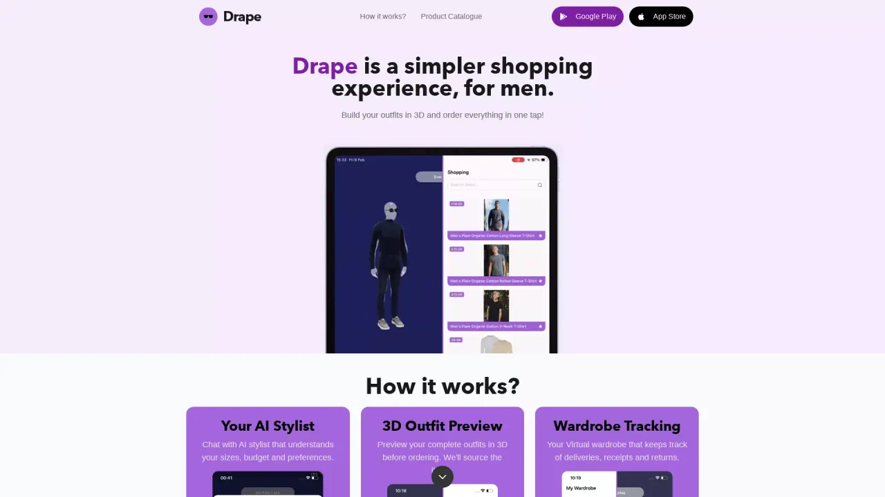Drape screenshot