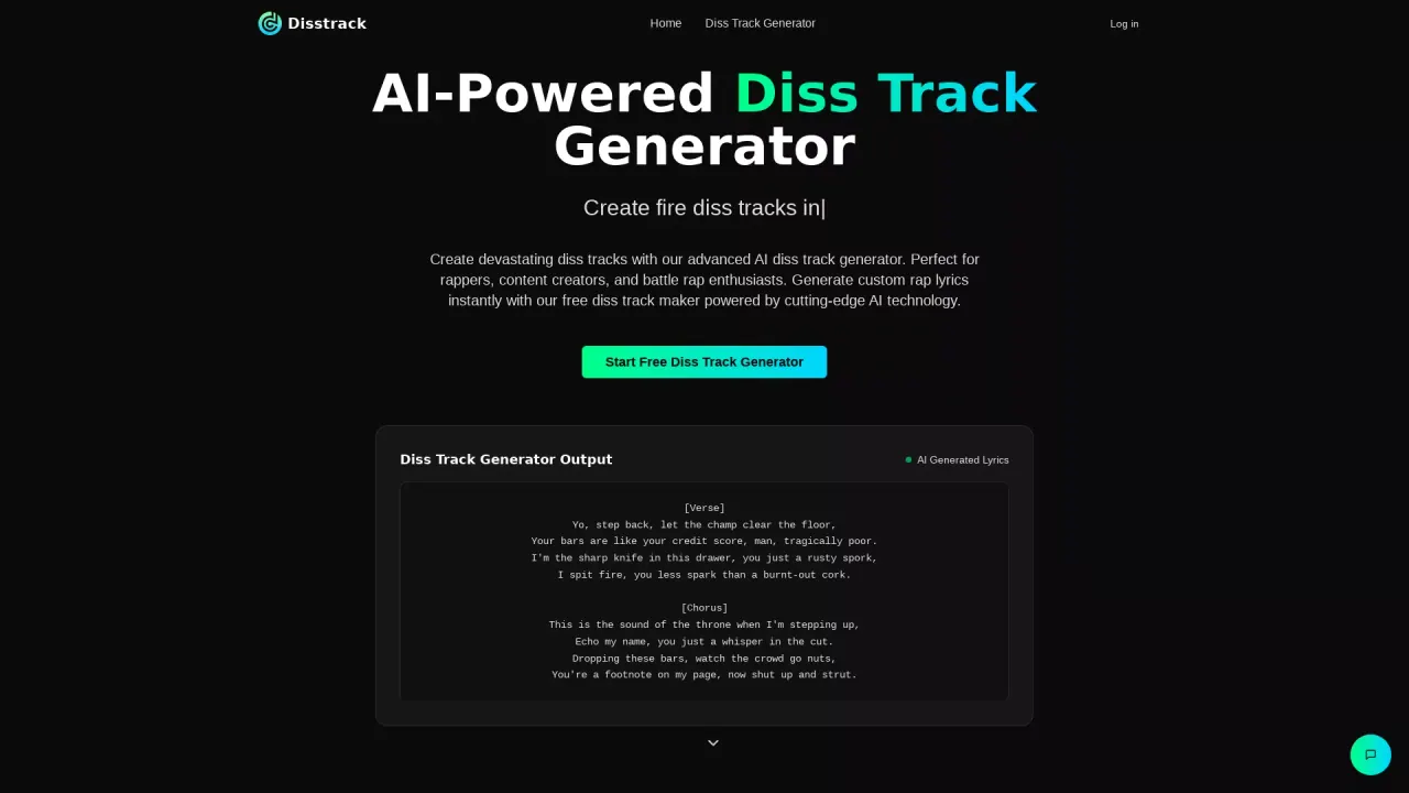 DissTrackGenerator screenshot