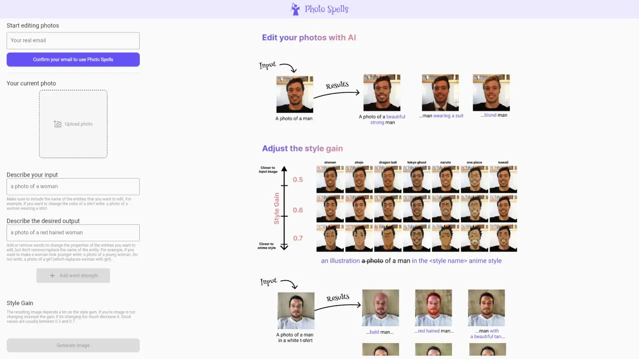 Photo Spells screenshot