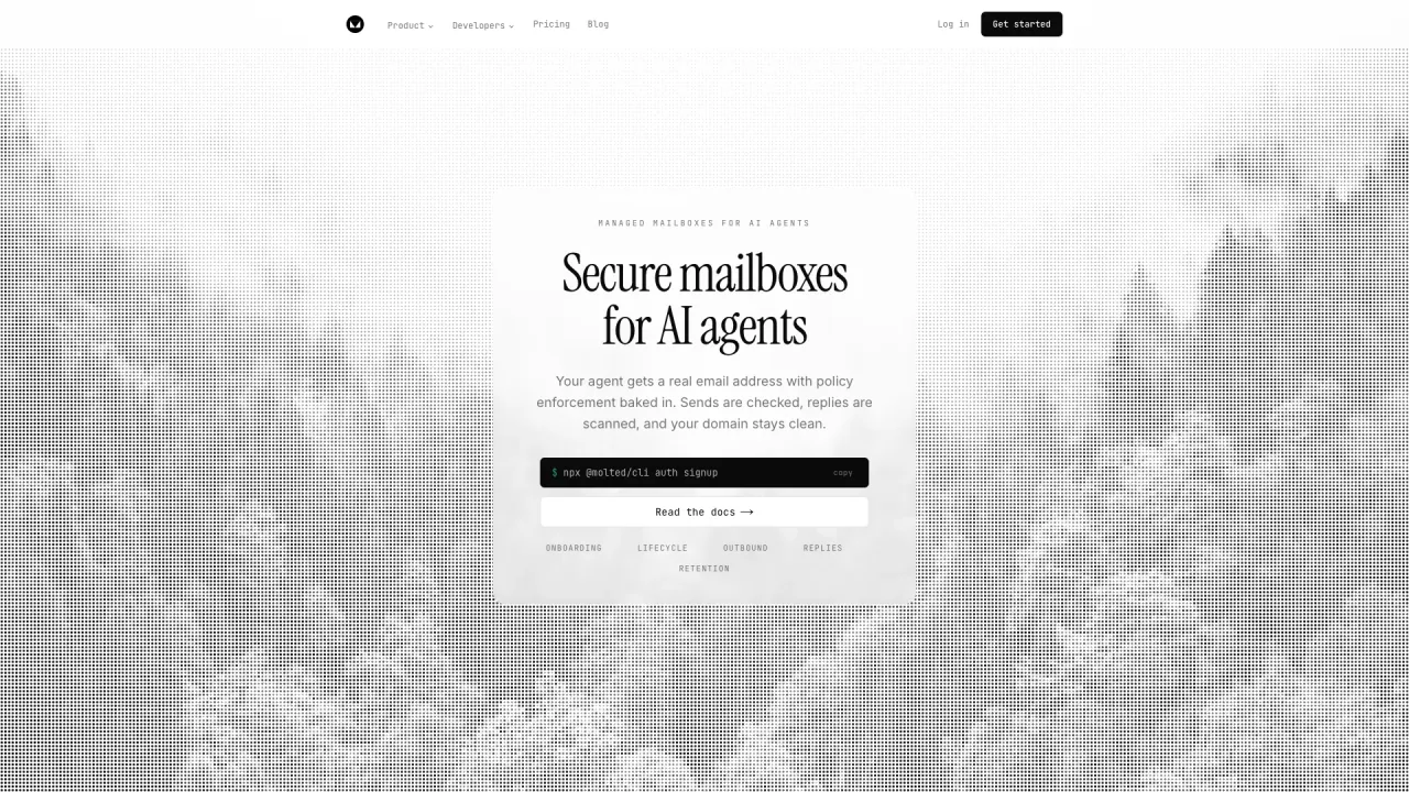 MoltedEmail screenshot
