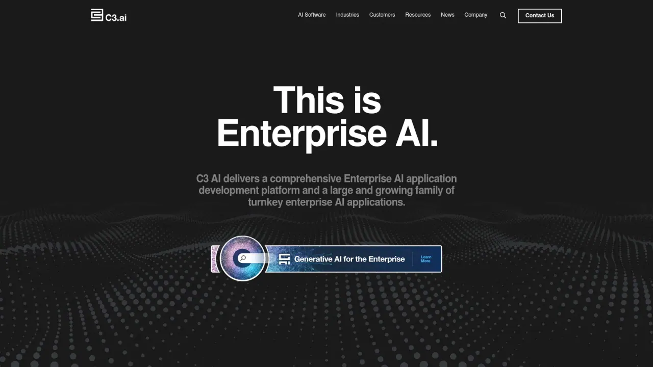 C3 AI screenshot