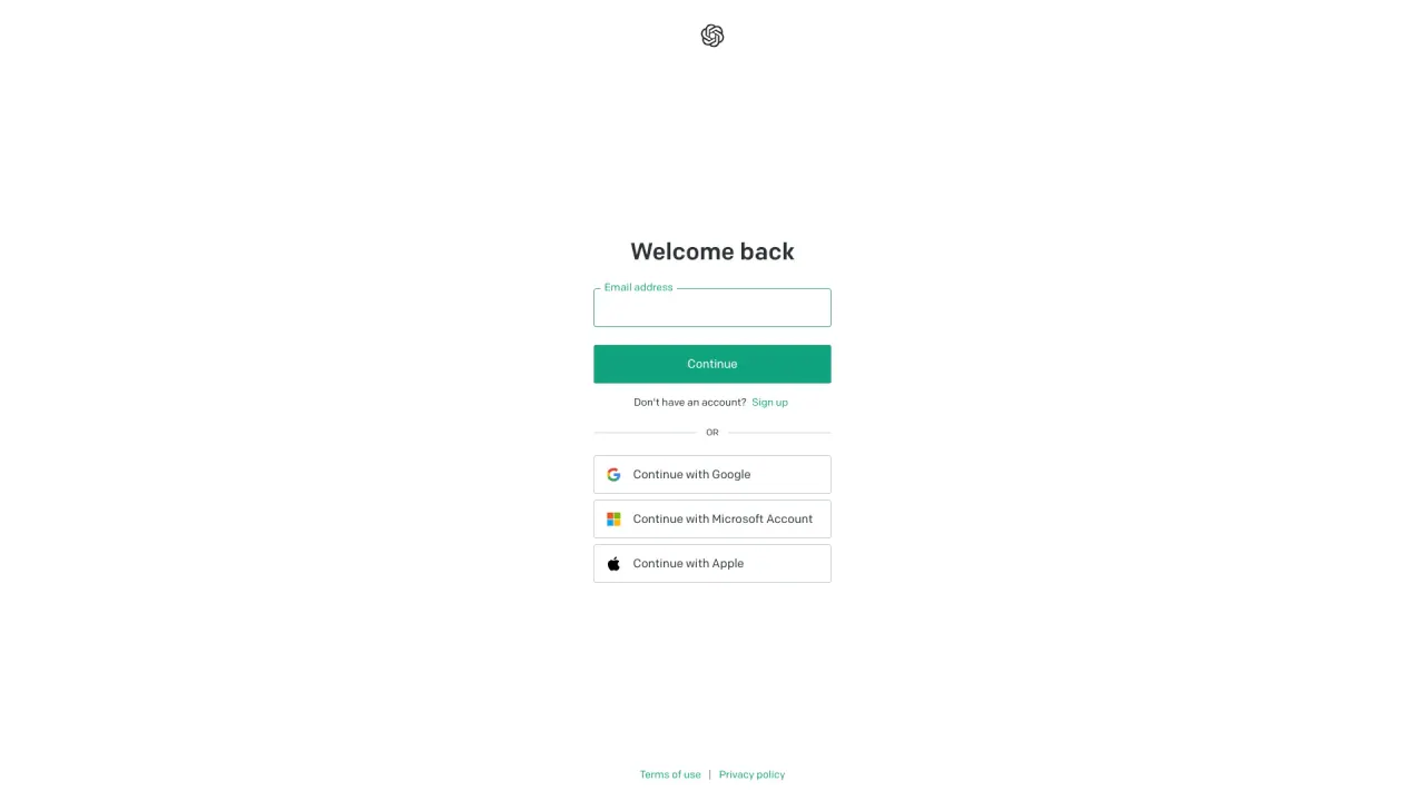 OpenAI screenshot