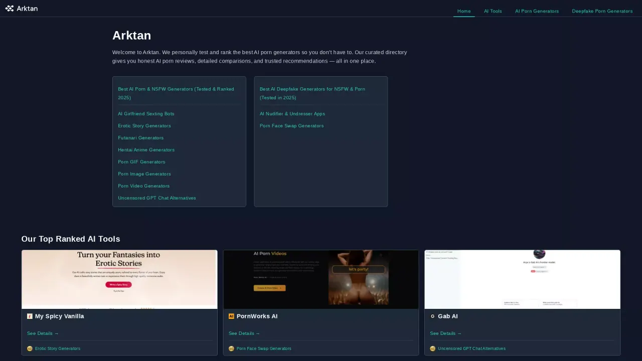 Arktan screenshot