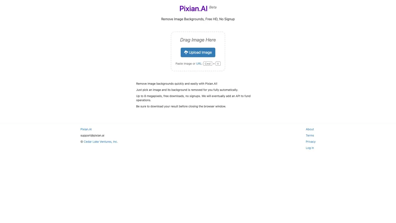 Pixian screenshot