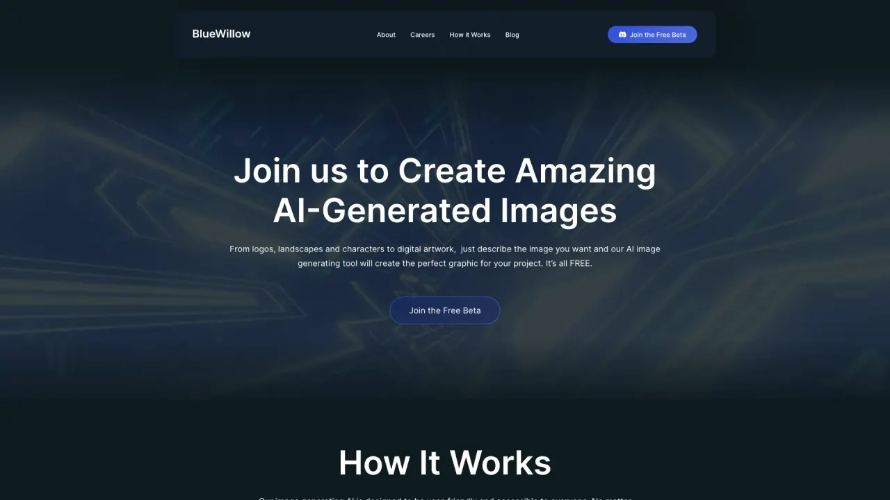 BlueWillow screenshot