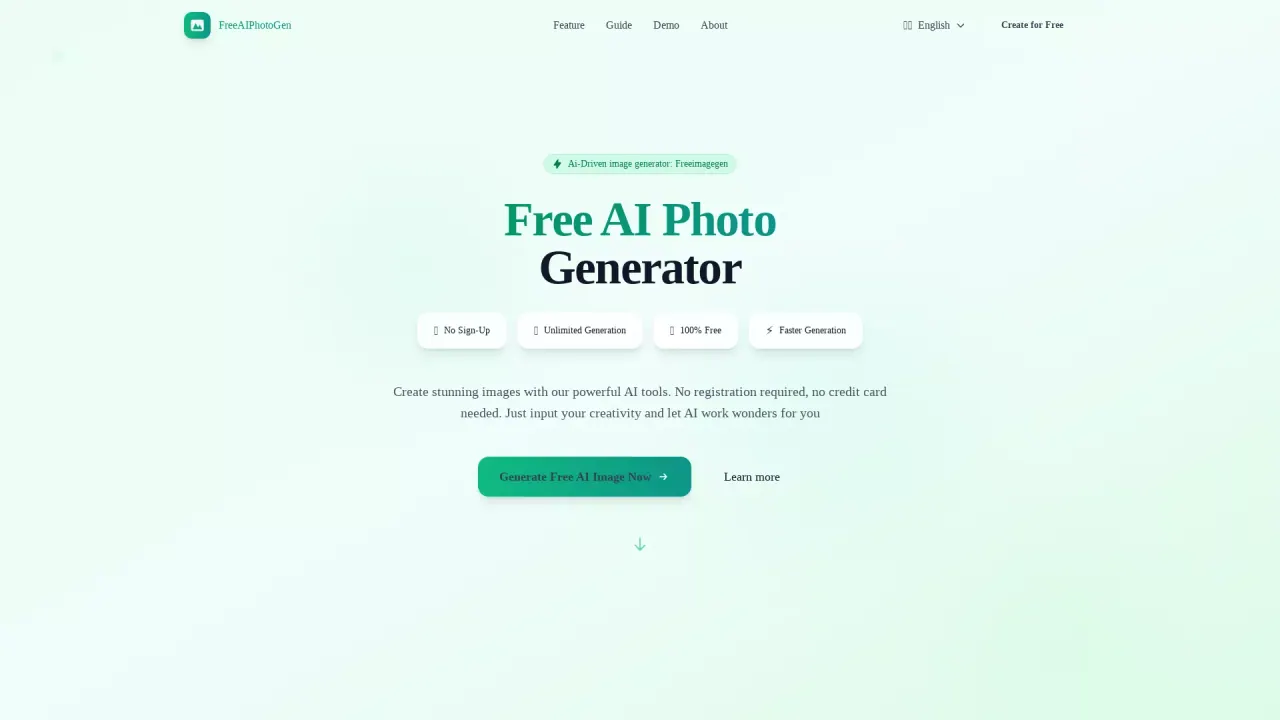 FreeAIPhotoGenerator screenshot