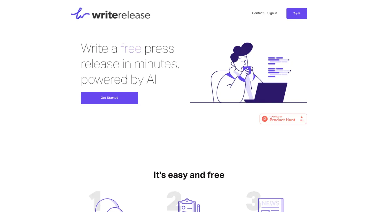 Writerelease screenshot