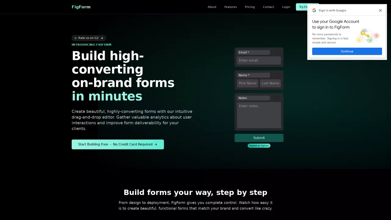 FigForm screenshot