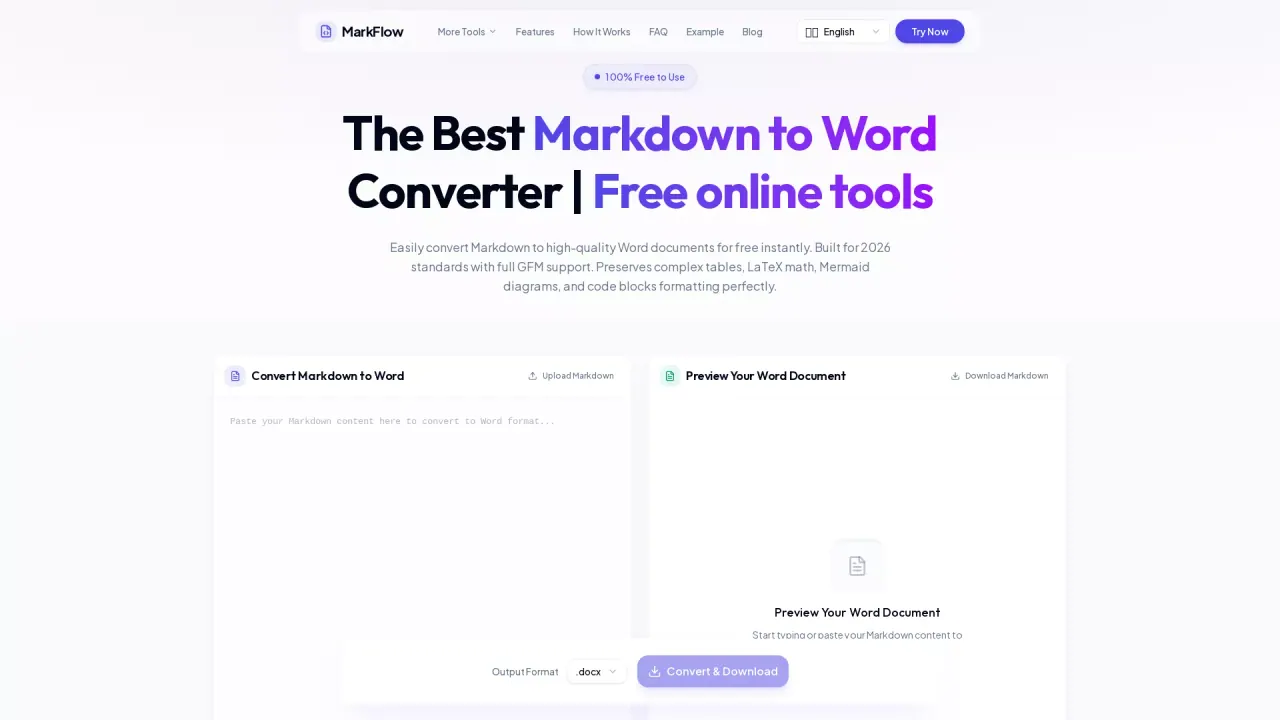 MarkFlow screenshot