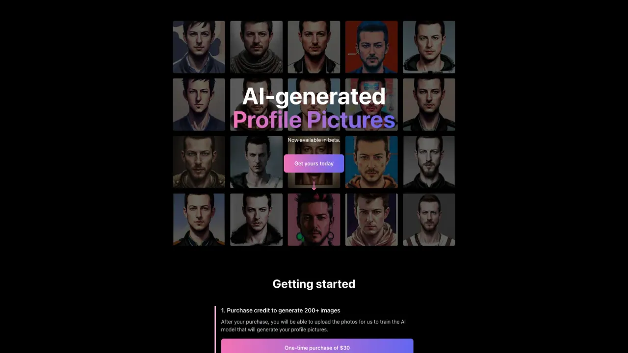 AIProfilePictures screenshot