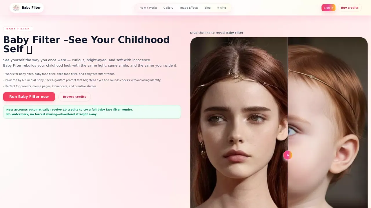 BabyFilter screenshot