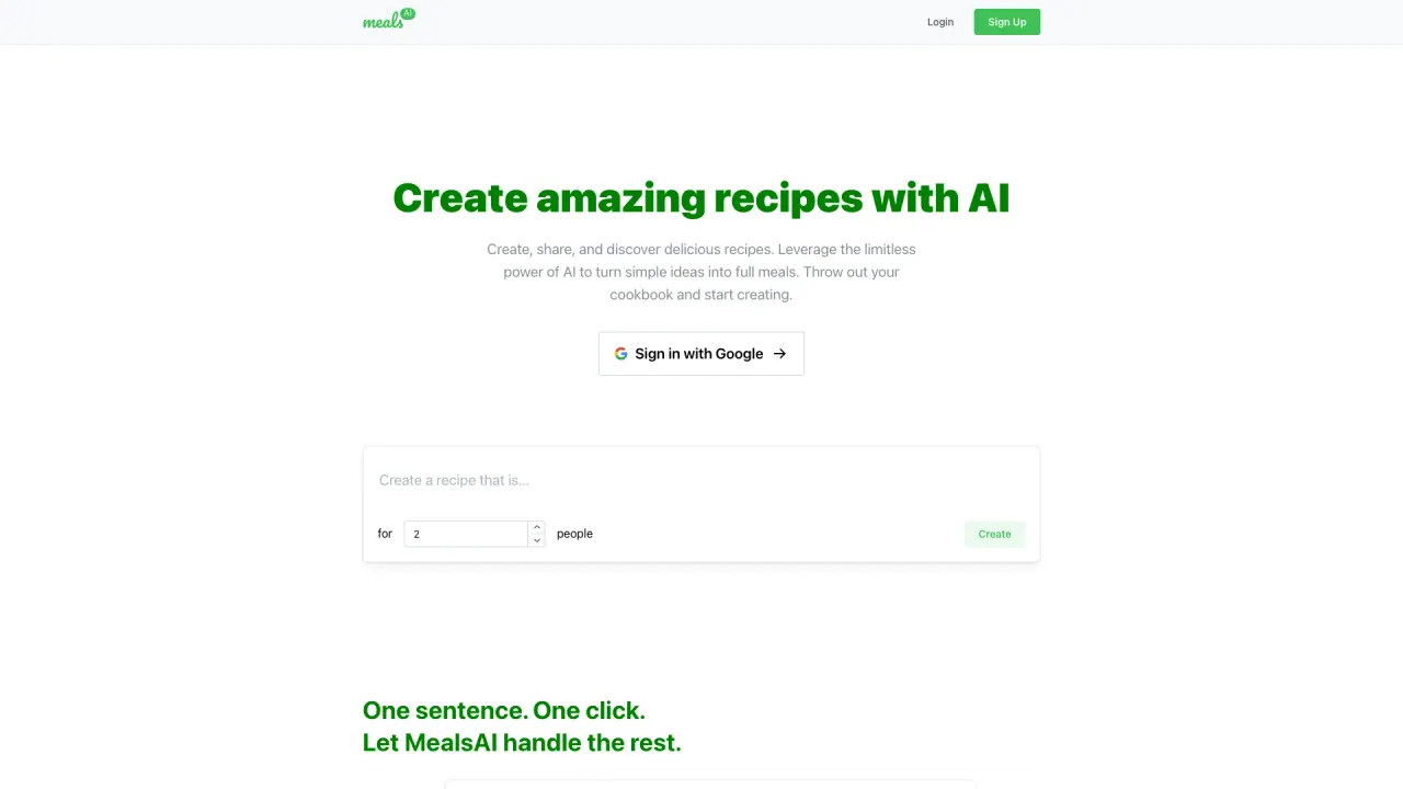 MealsAI screenshot
