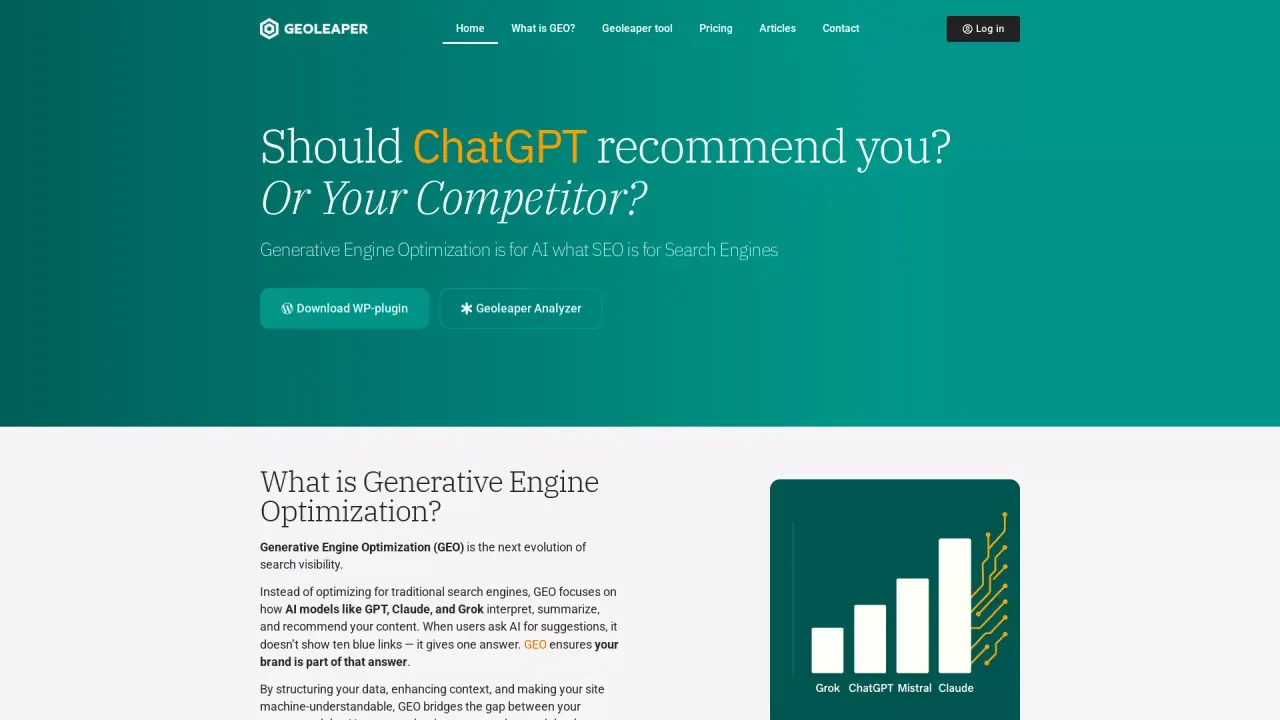 Geoleaper screenshot