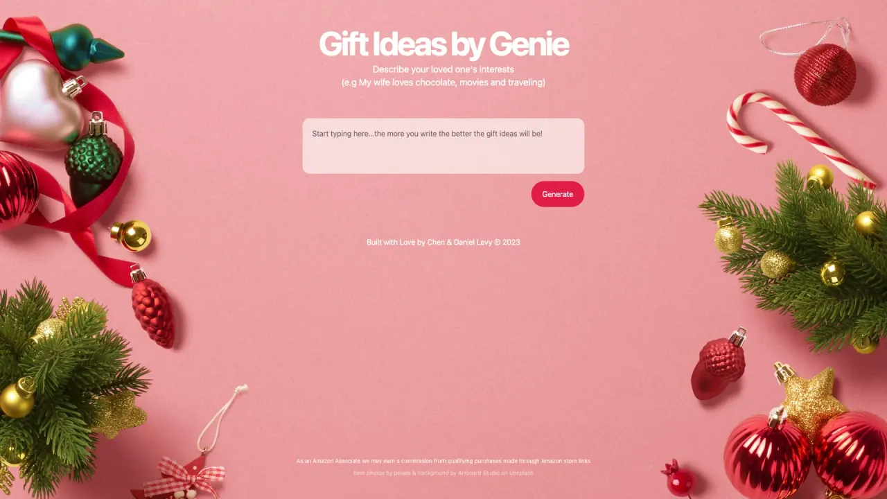 GenieGifts screenshot