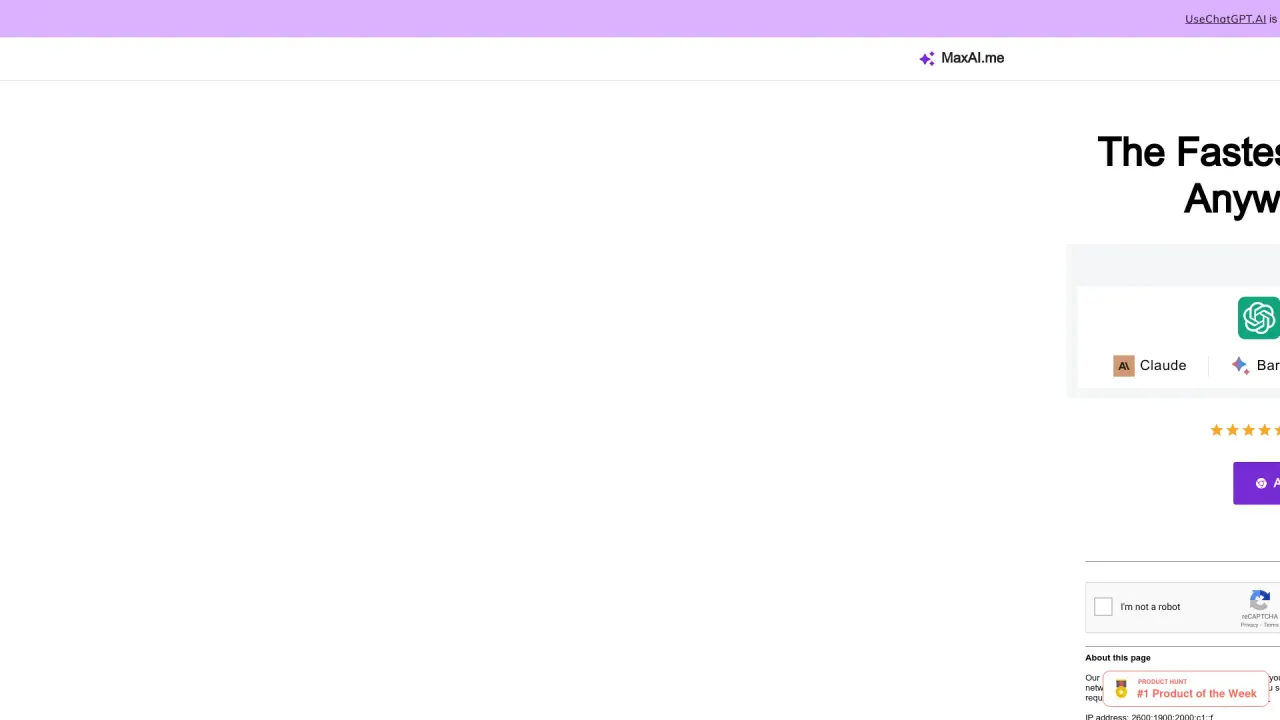 MaxAI.co screenshot