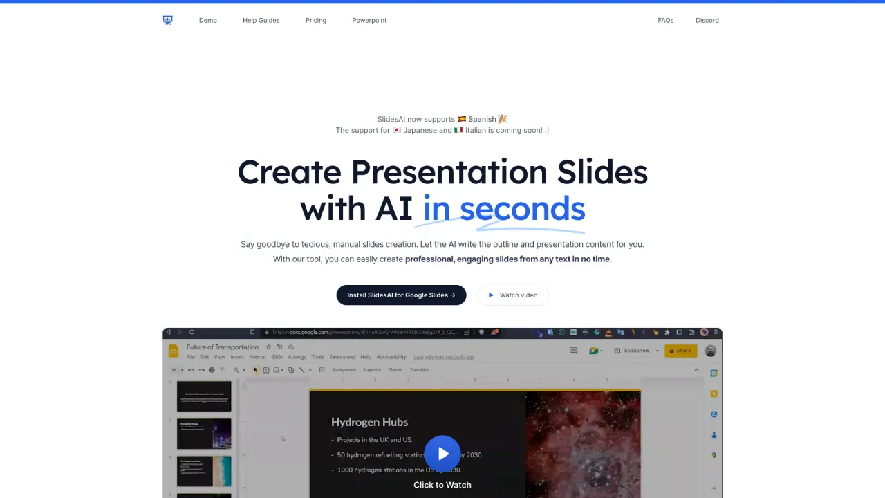 SlidesAI screenshot