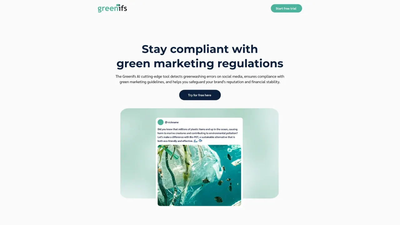 GreenifsAI screenshot