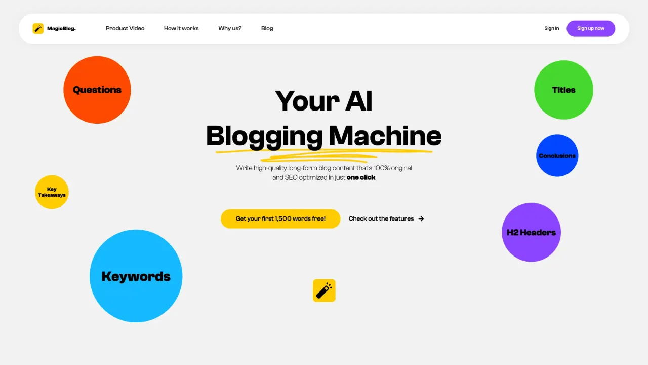 MagicBlog screenshot