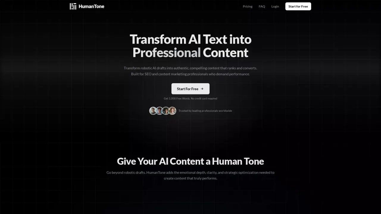 HumanTone screenshot