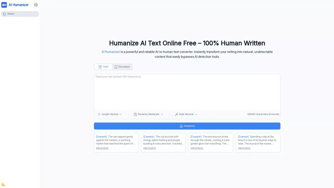 AIHumanizer screenshot
