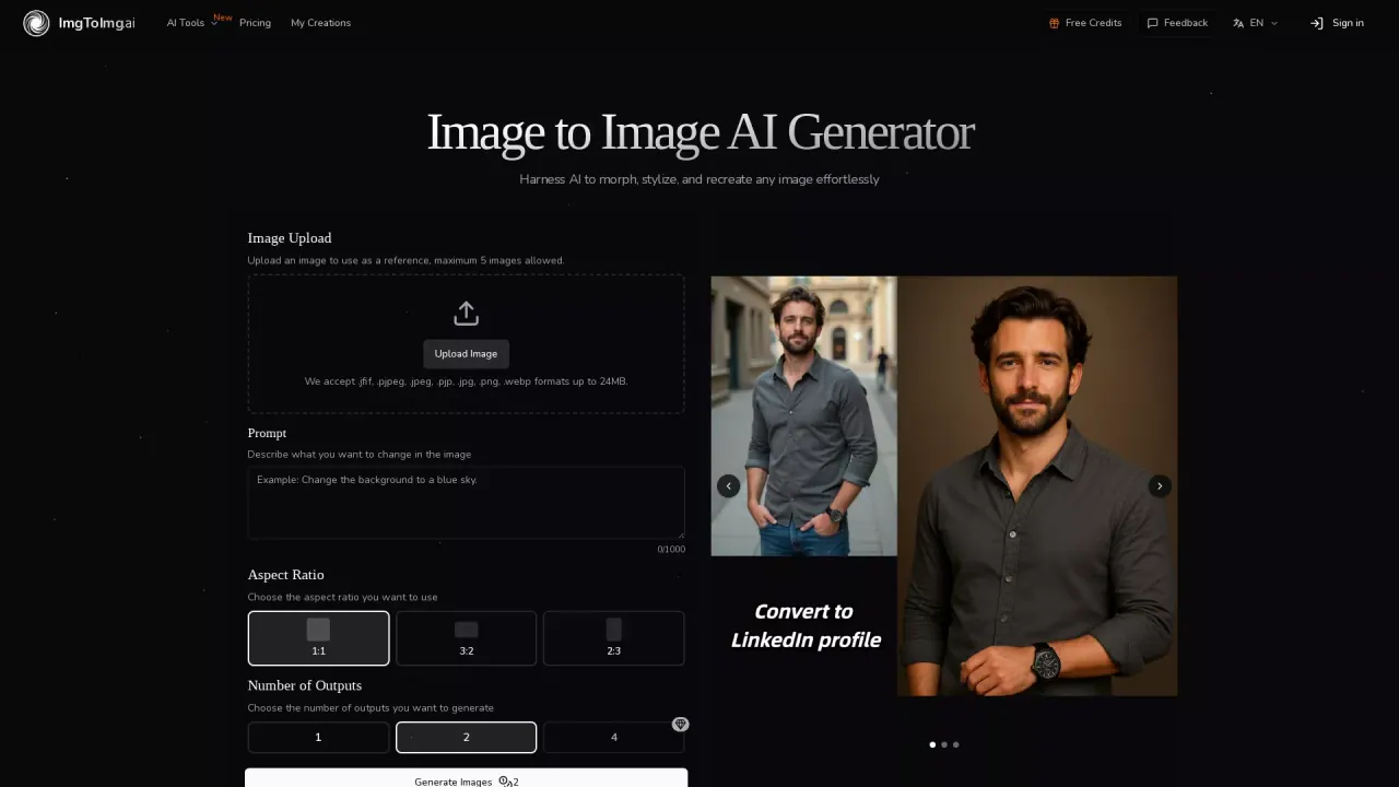 ImgToImg screenshot