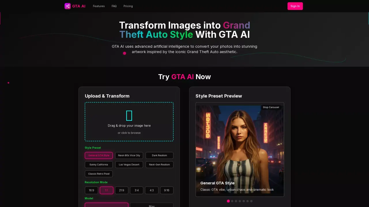 GTAAI screenshot