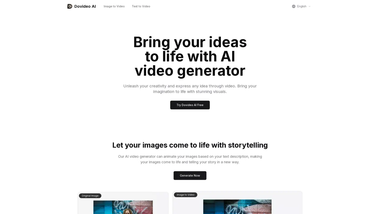 Dovideo AI screenshot