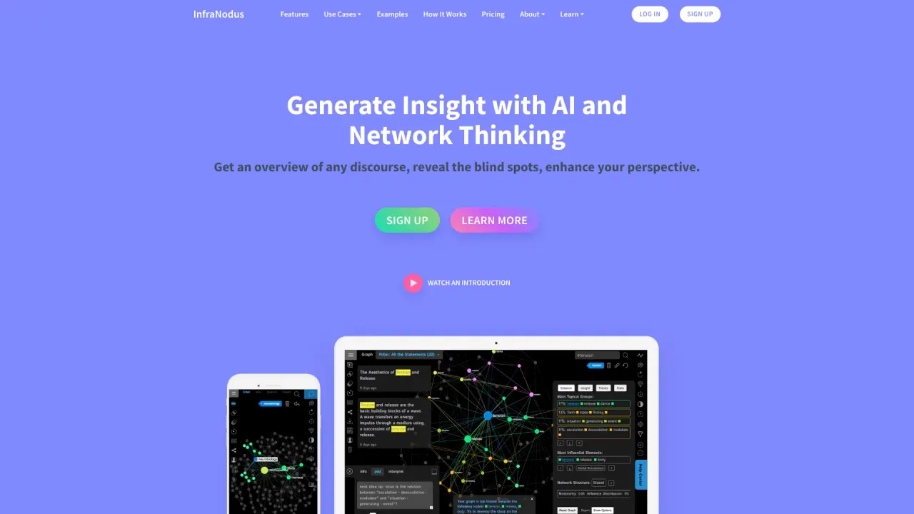 Infranodus screenshot