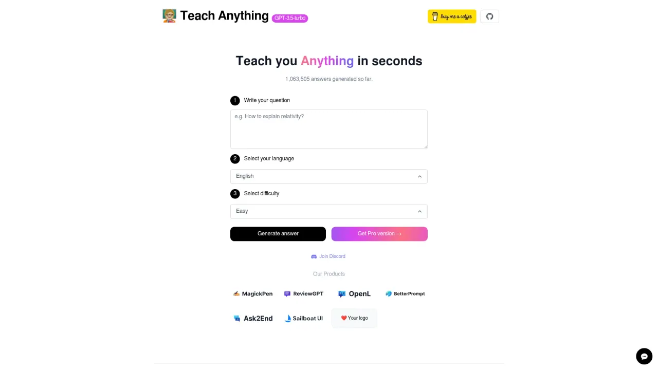 Teach Anything screenshot