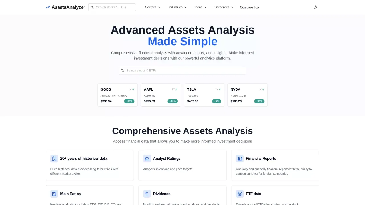 AssetsAnalyzer screenshot