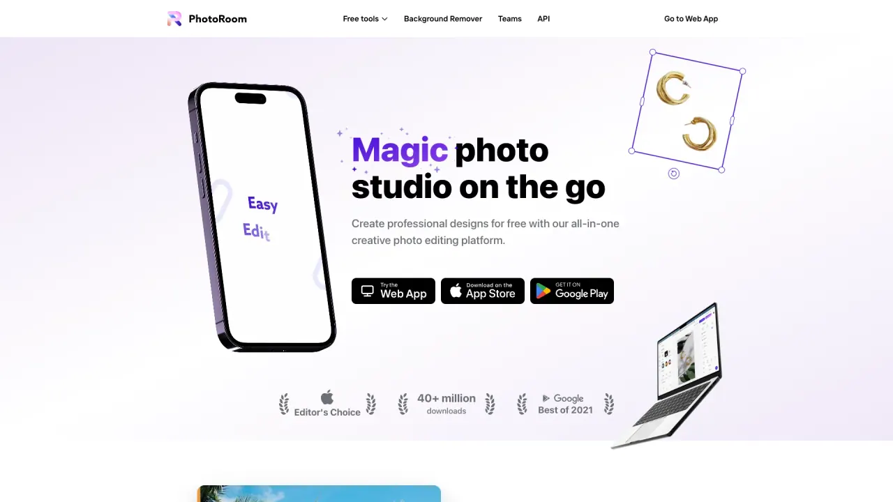 PhotoRoom screenshot