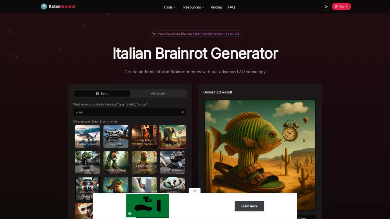 Italian Brainrot screenshot