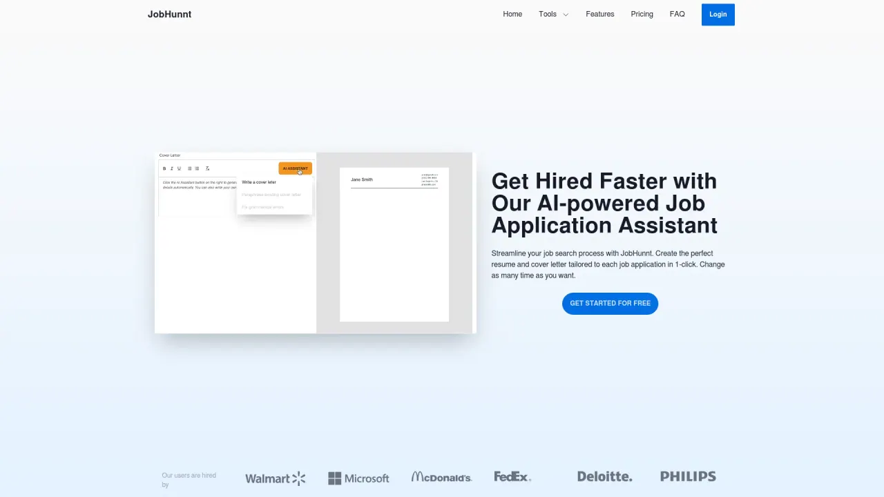 Jobhunnt screenshot