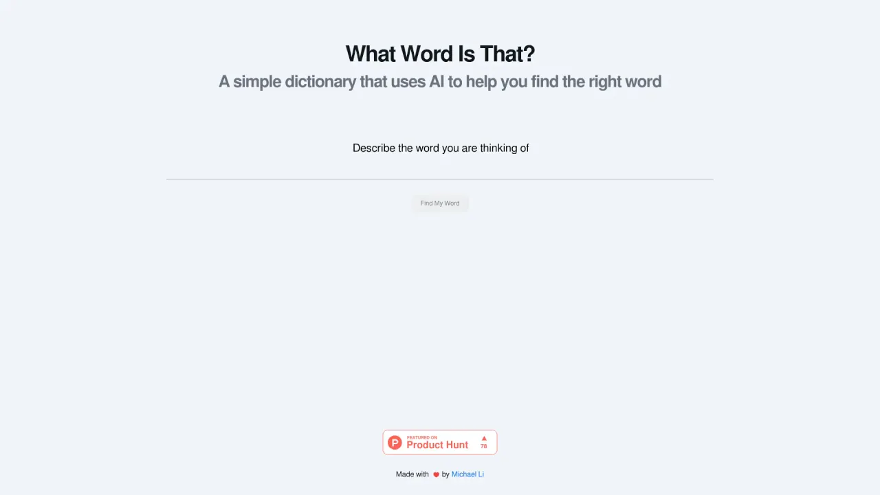 Whatwordisthat screenshot