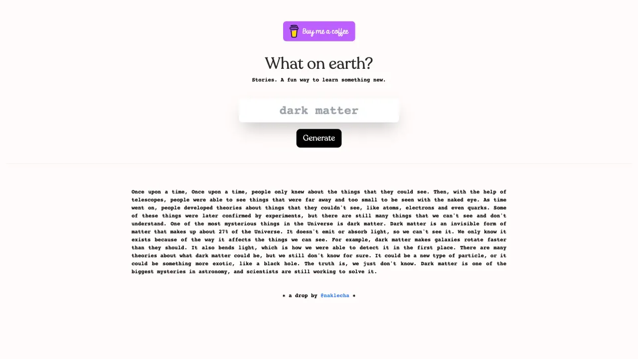 Whatonearth screenshot