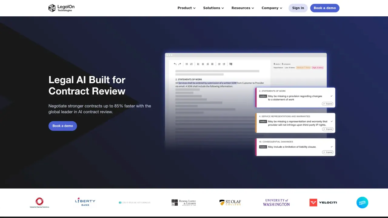 LegalOn screenshot