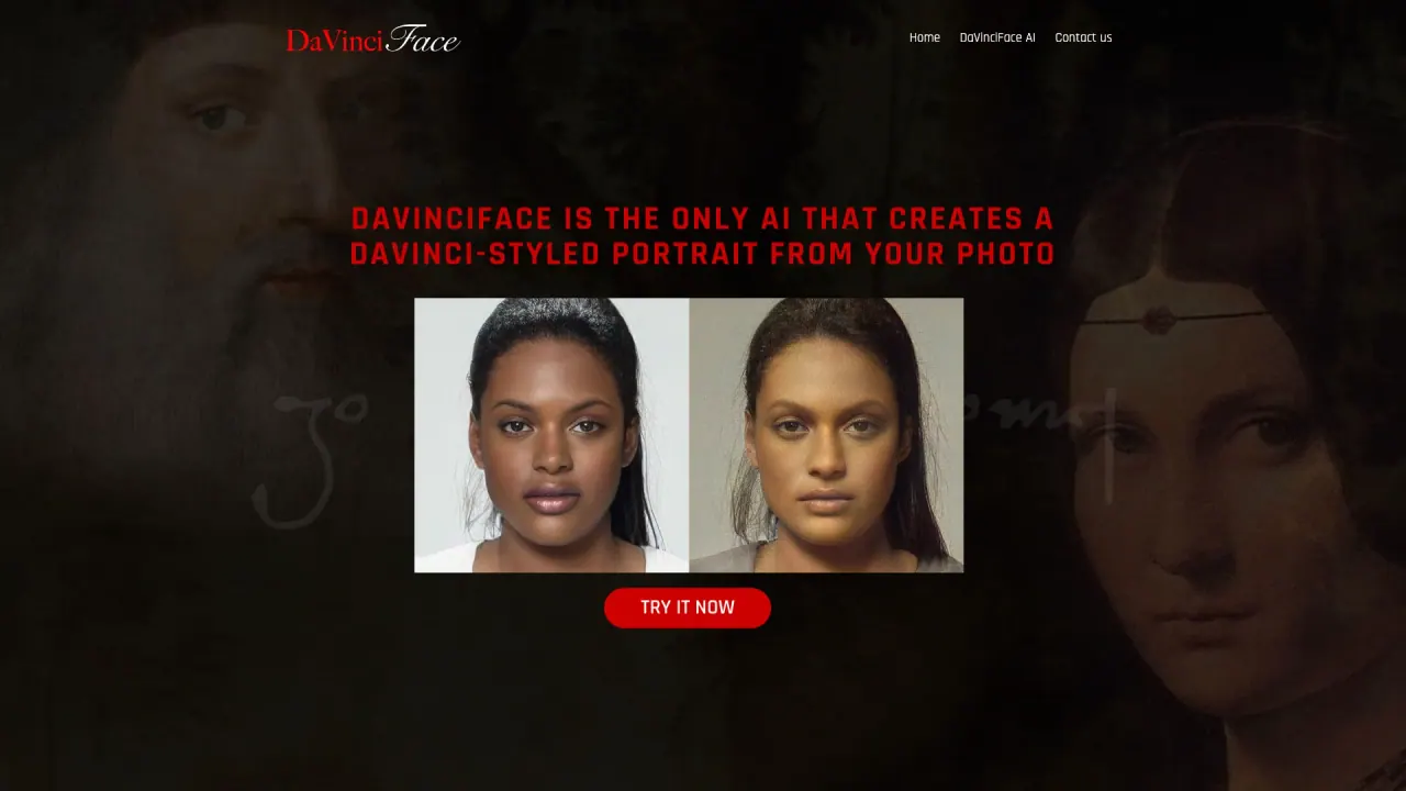 DavinciFace screenshot