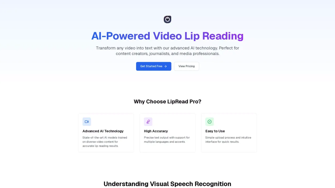LipReadPro screenshot