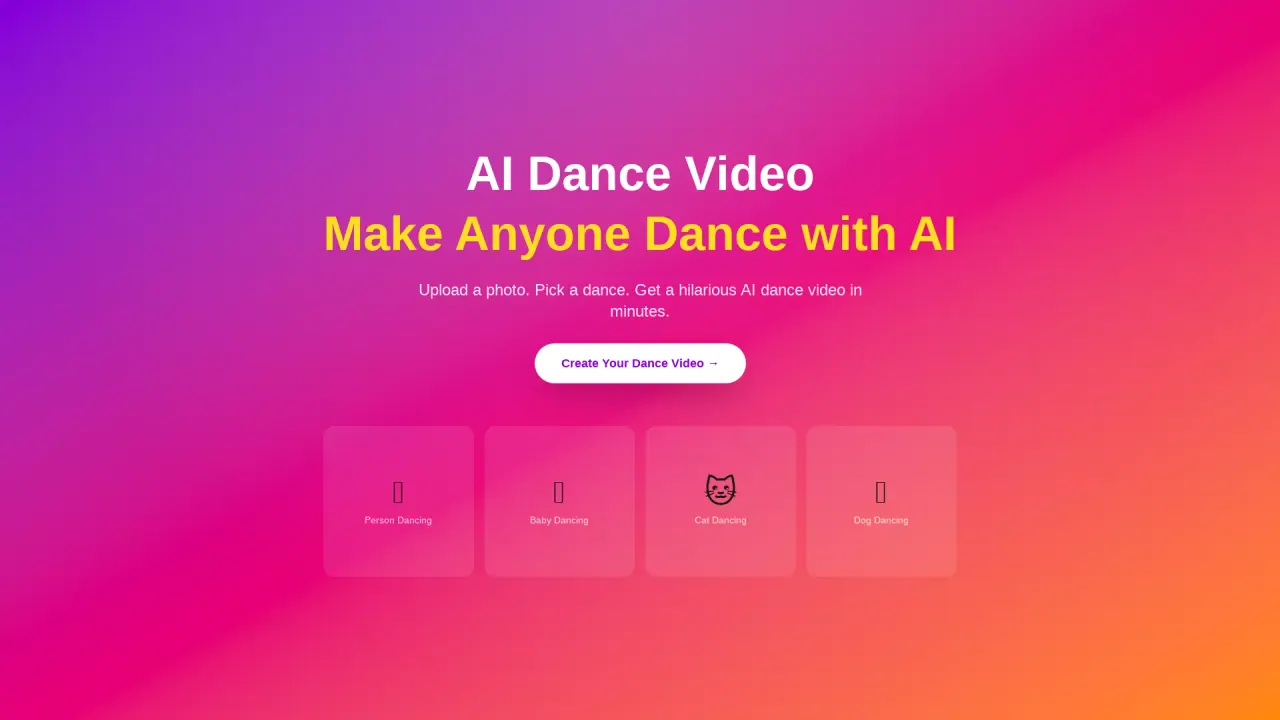 AI Dance Video screenshot