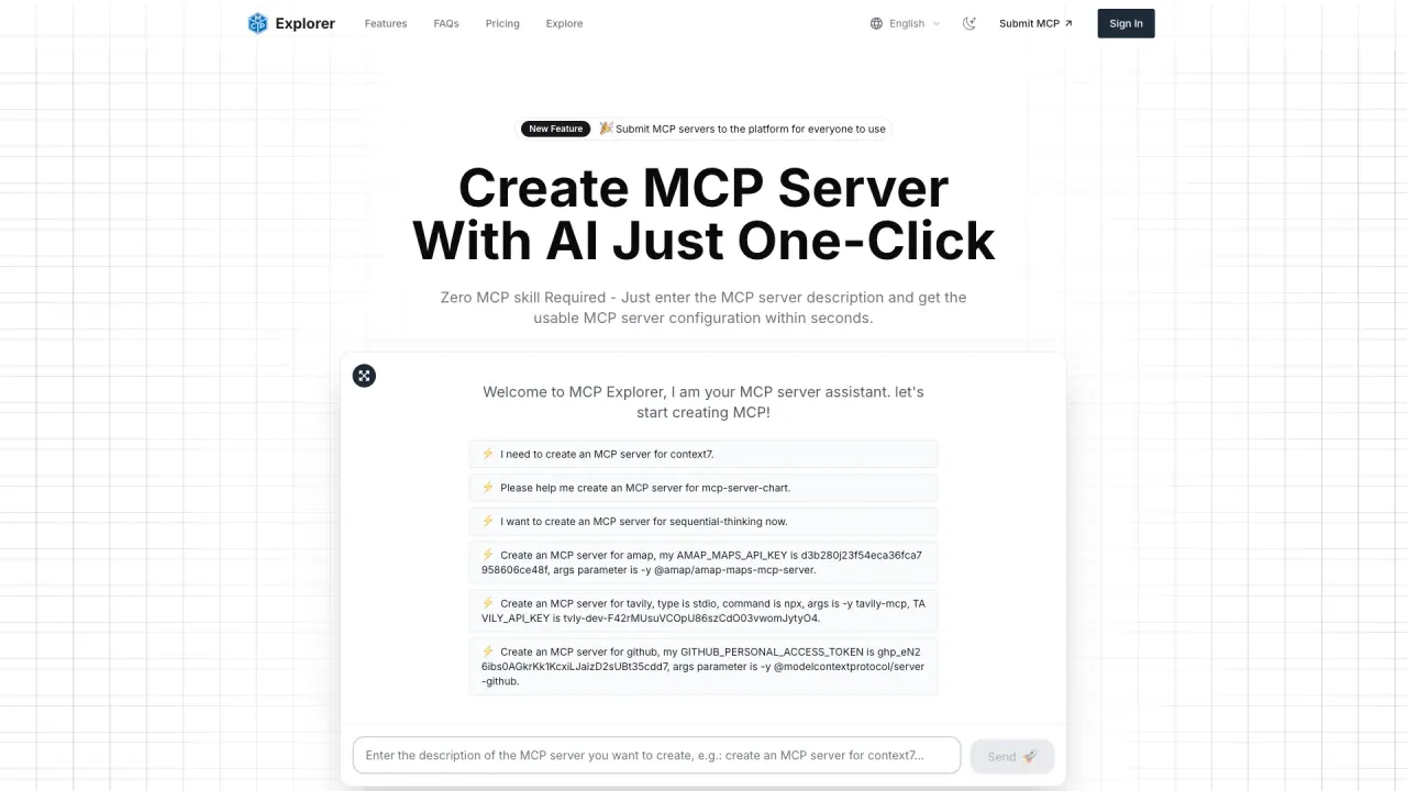 MCP Explorer screenshot